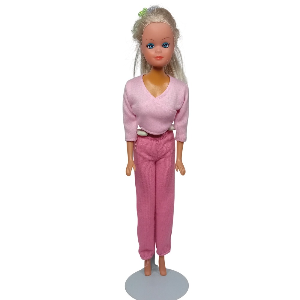 90s Vintage Simba Steffi Love Fashion Doll Clone Pink Outfit & Underwear Kidcore